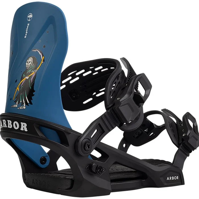 union bindings on arbor snowboard Arbor Kids' Sapling Snowboard Bindings 2025 Black/Blue / S