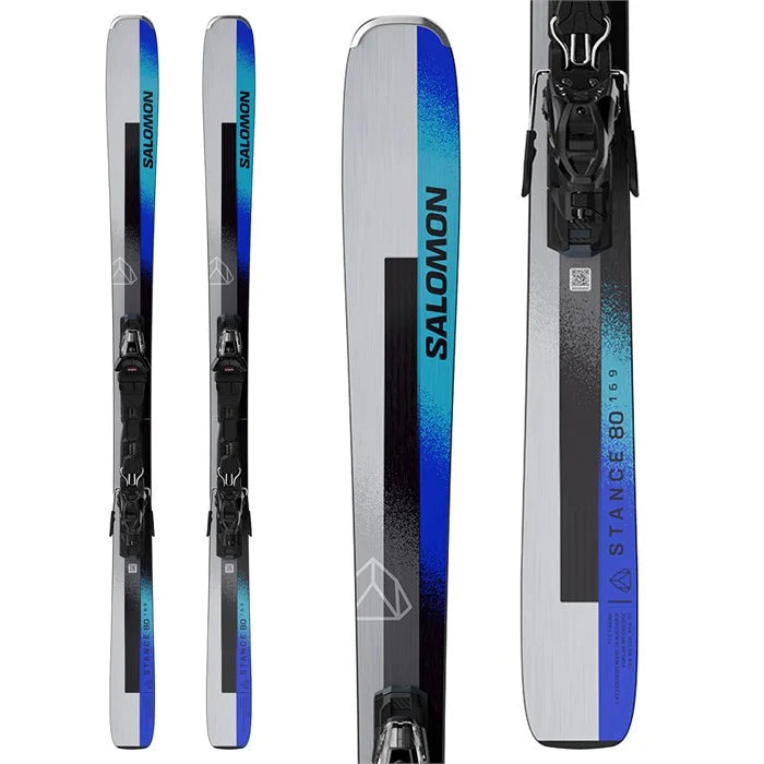 salomon all-mountain skis Salomon Stance 80 Skis + M11 GW Bindings