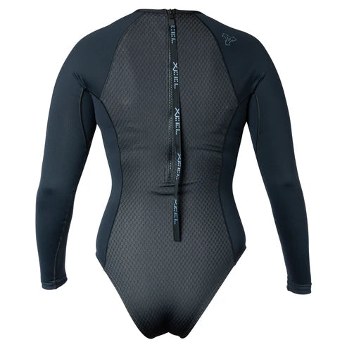 Premium Stretch Celliant Jaquard High-Cut Long Sleeve Springsuit UV