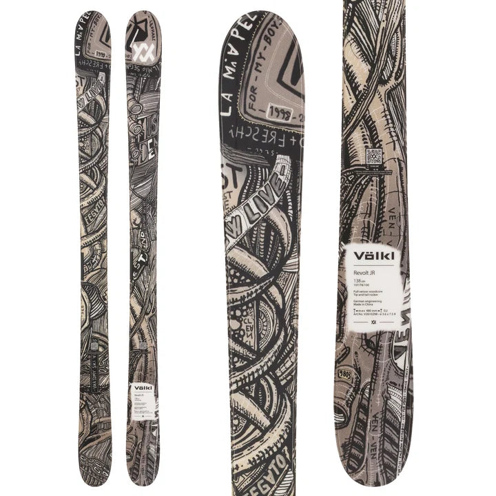 Revolt Jr Urban Skis + vMotion 7.0 Jr Bindings