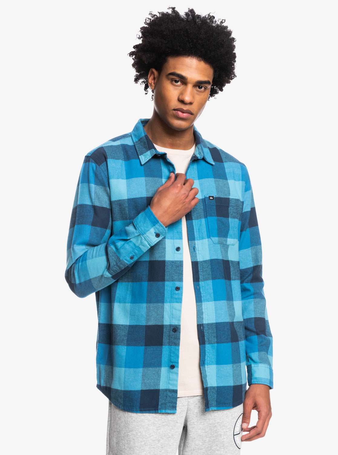 Motherfly Long Sleeve Flannel Shirt