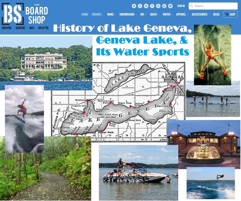 History of Lake Geneva, Geneva Lake & Its Water Sports