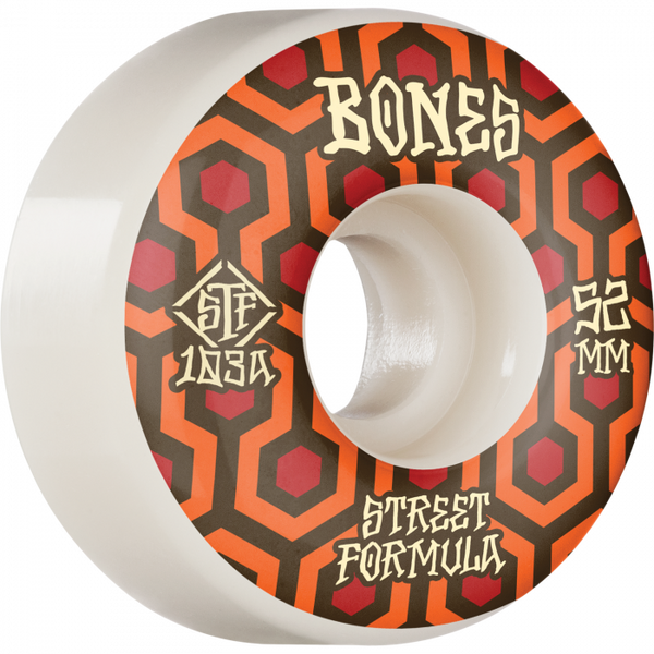 BONES STF V2 RETROS 52mm 103a WHT/RED