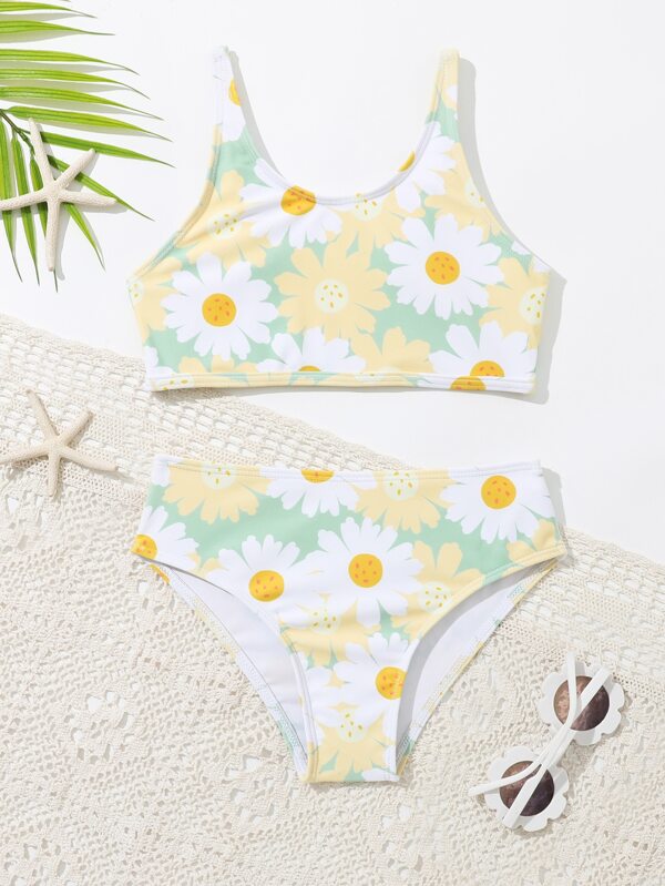 EVRYDAY Toddler Girls Floral Print Bikini Swimsuit