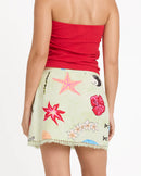 Lottie Hall Woven Mini Skirt