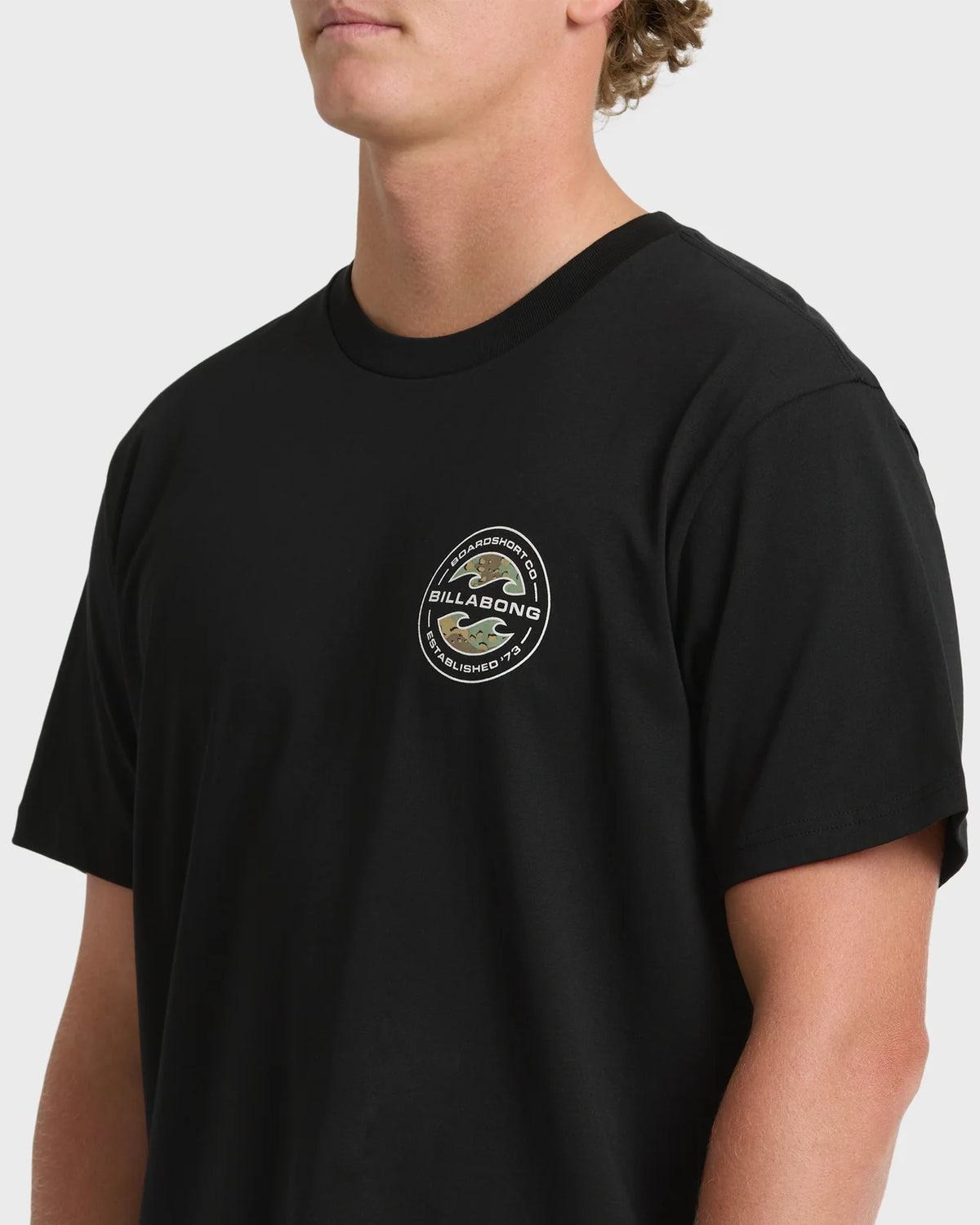 Hollow Premium Short Sleeve Knit T-Shirt