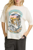 Find Your Stripes Cotton Jersey Graphic T-Shirt