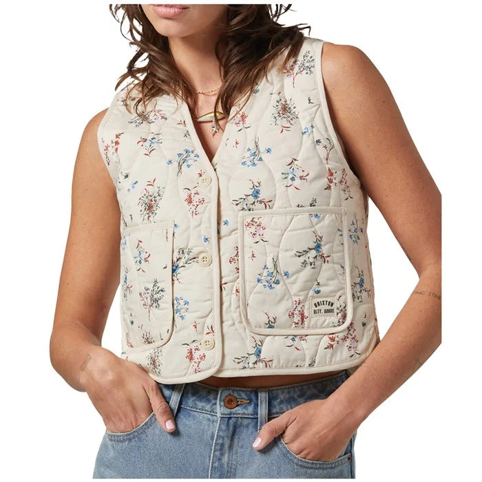 Field Floral Quilted Vest
