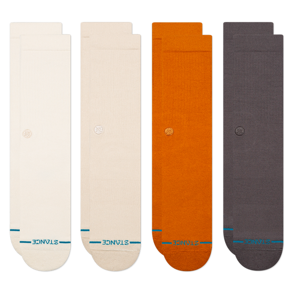 Icon Crew Socks 4 Pack