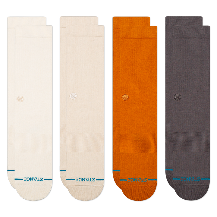Icon Crew Socks 4 Pack