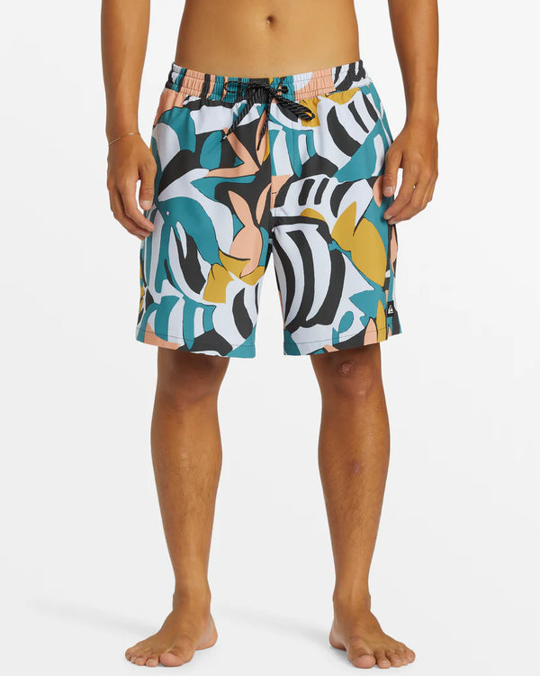 Surfsilk Mix Volley 17" Elastic Waist Shorts