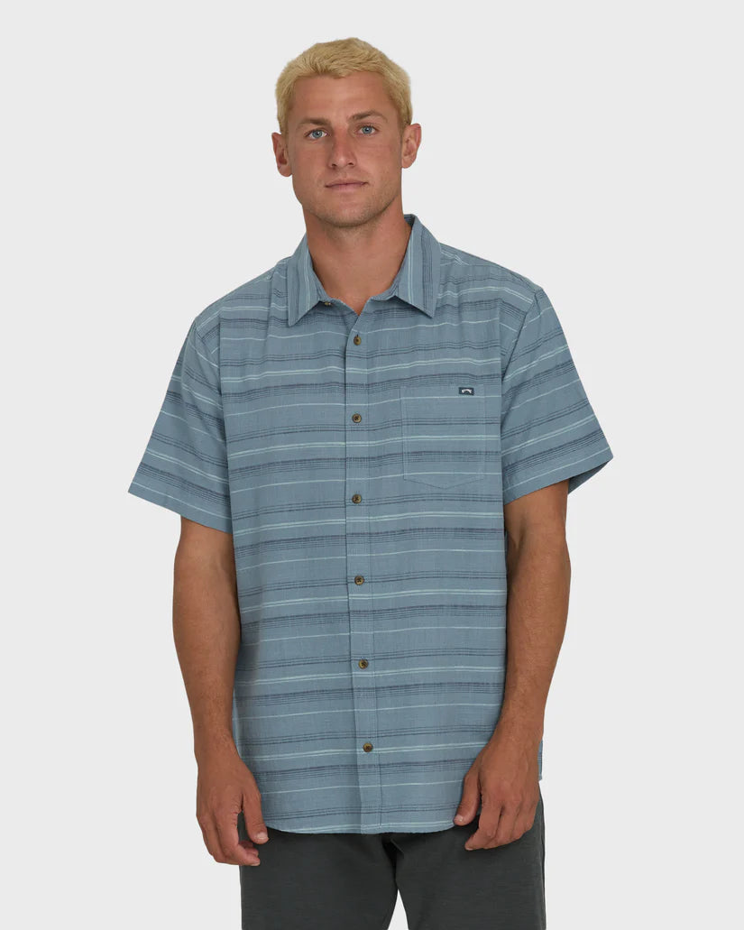 All Day Stripe Short Sleeve Woven Shirt
