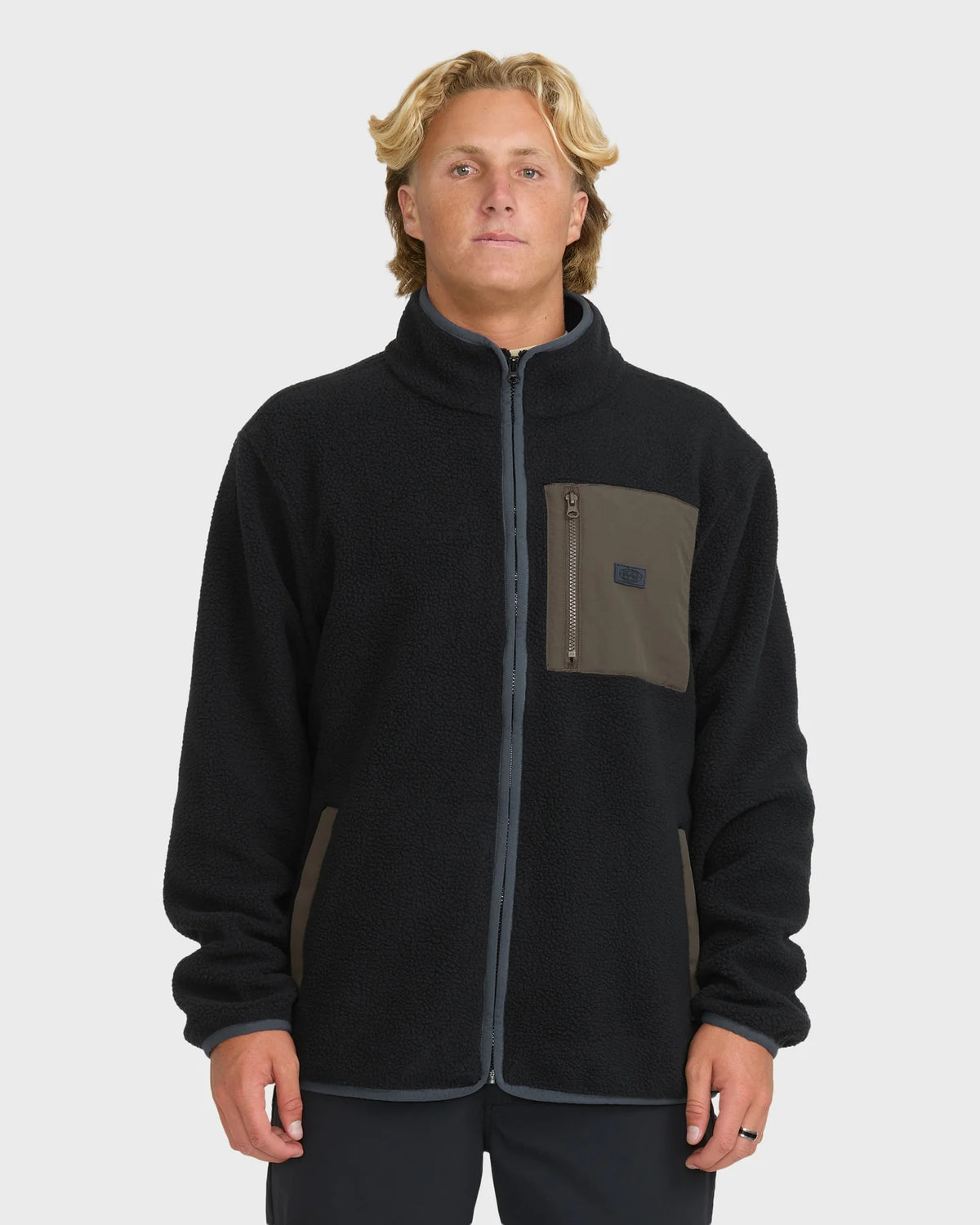 Alpine Mock Neck Full-Zip Fleece