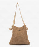 So Knotty Straw Bag