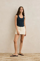Prairie Mini Skirt Natural
