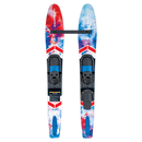 Super Sport Pair Water Skis + Junior Slide Adj. Bindings