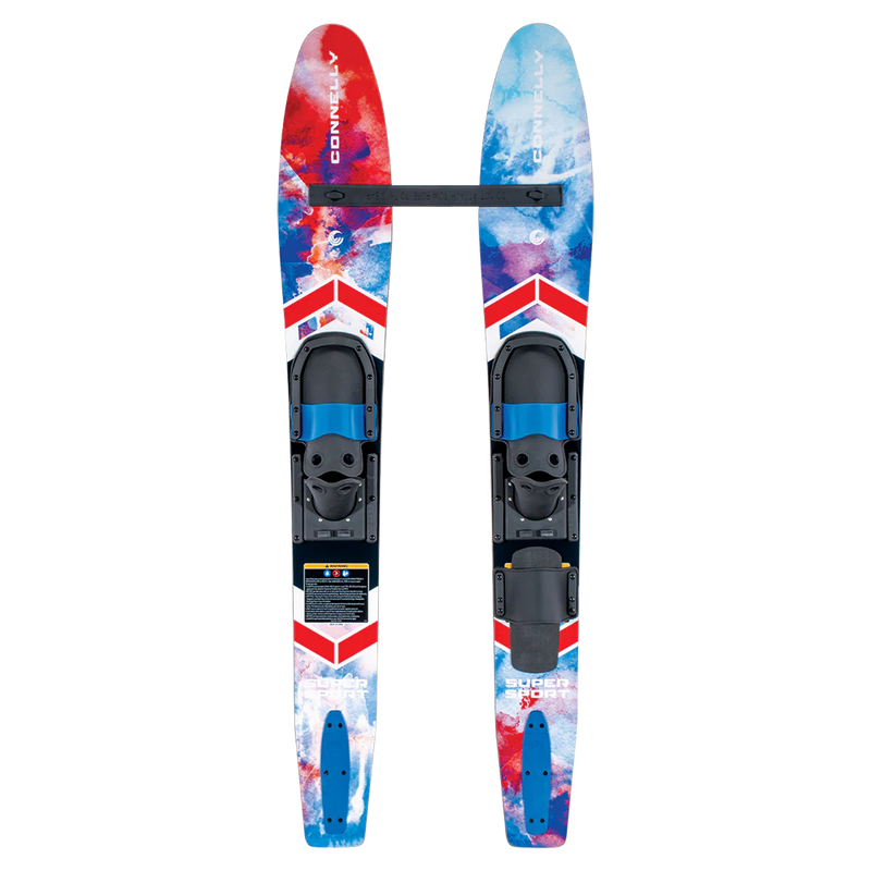 Super Sport Pair Water Skis + Junior Slide Adj. Bindings