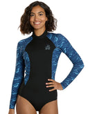 Water Inspired Axis Long Sleeve Back Zip Glide Skin Springsuit 2mm