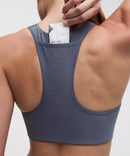 Back Pocket Racerback Run Bra Medium Support, B/C Cup