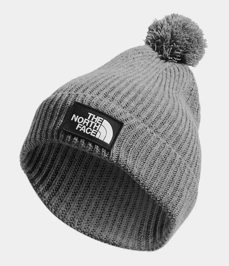 TNF Logo Box Pom Beanie