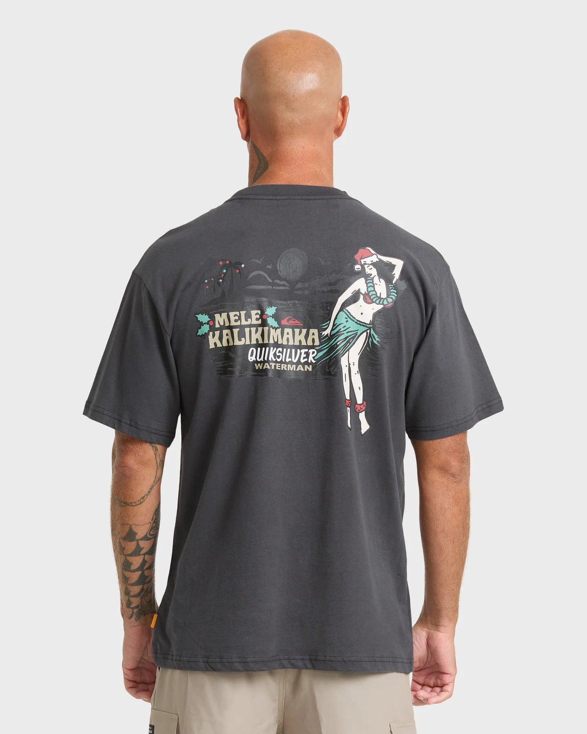 Waterman Mele Kalikimaka Short Sleeve Cotton T-Shirt