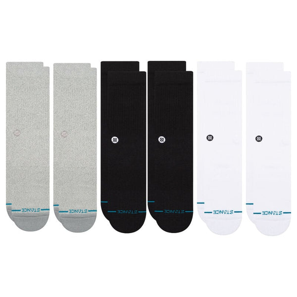 6 Pack Crew Socks