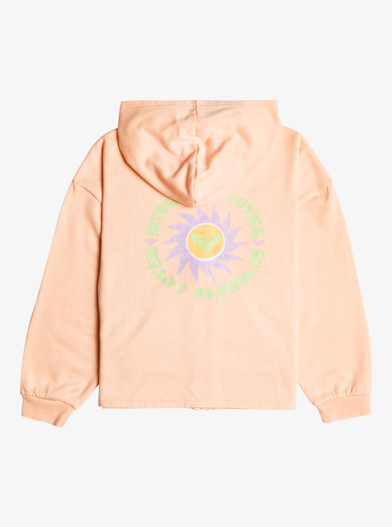 Early In The Morning B Oversized Fluid Zip Hoodie