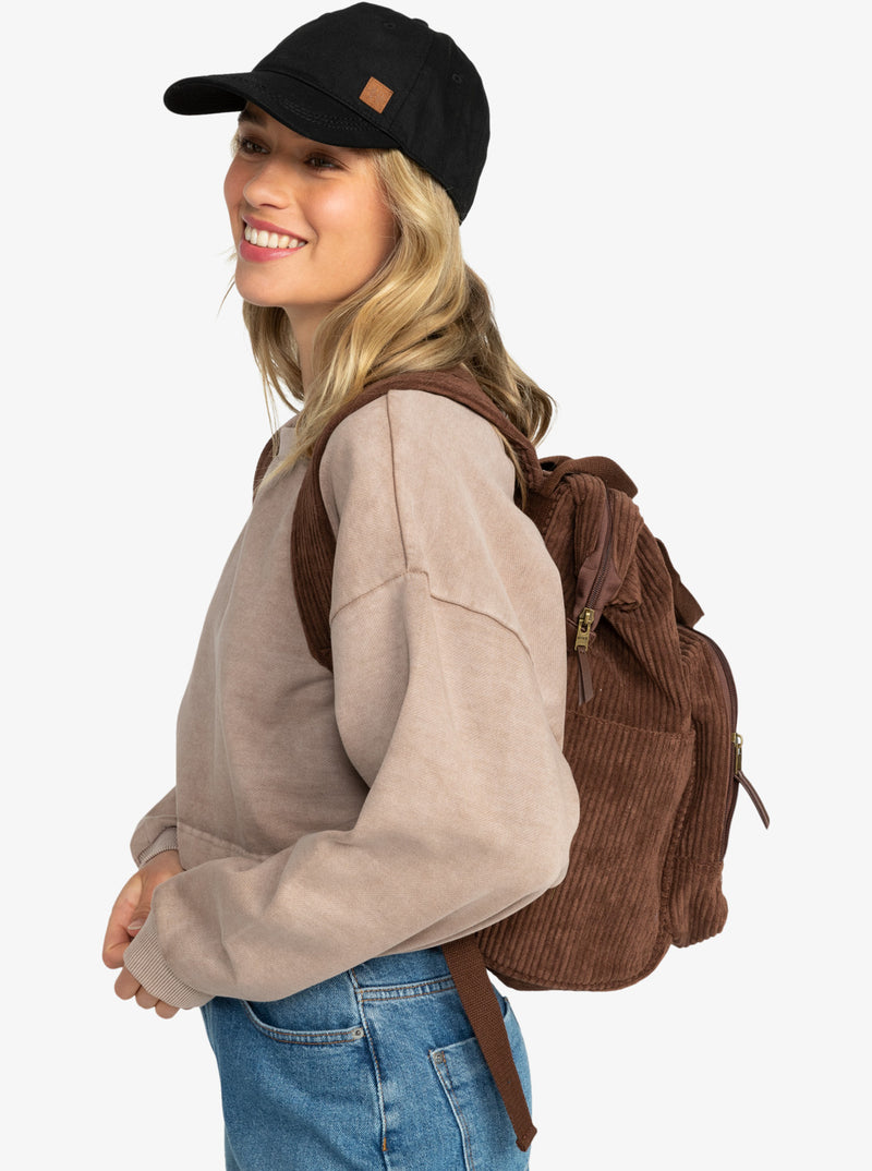 Nature Corduroy Cozy Medium Backpack