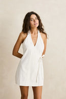 Louise Wrap Mini Dress