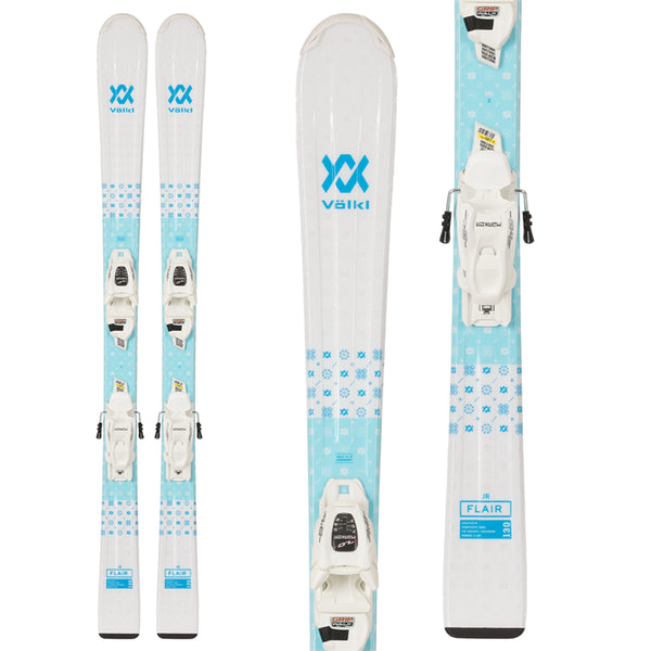 Volkl Flair Jr. Skis + vMotion 7.0 GW Bindings