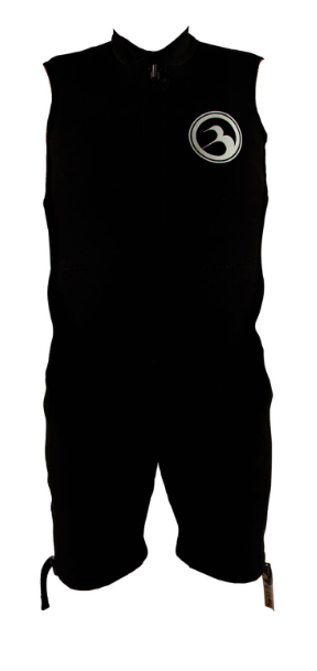 Iron sleeveless barefoot wetsuit