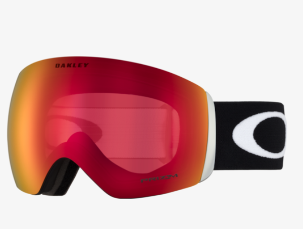 red oakley ski goggles Oakley Flight Deck M Goggles Matte White; Prizm Torch