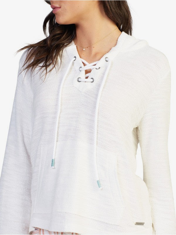 Pearling Oversized Poncho Style Hoodie