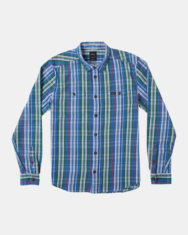 COUPLED FLANNEL LONG SLEEVE SHIRT